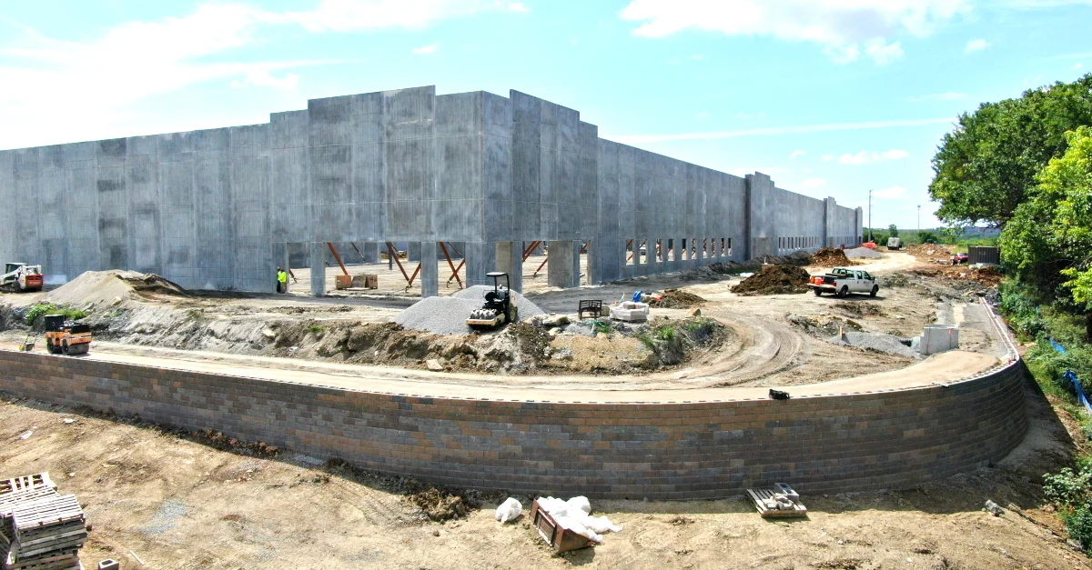industrial building geotech work Meritex Lenexa