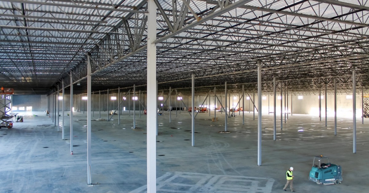 warehouse construction floor flatness kansas city