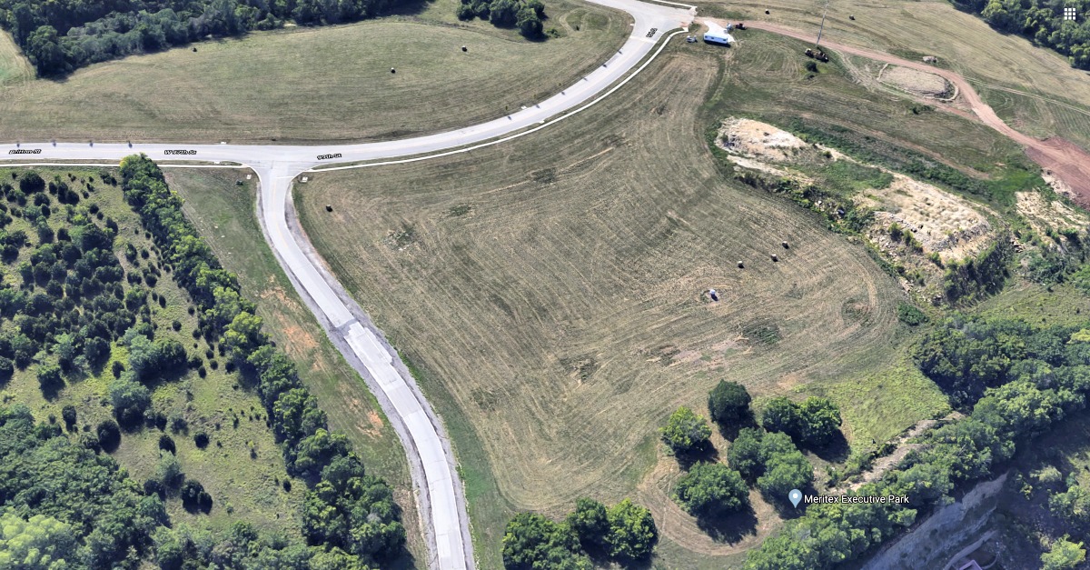 Meritex project site land aerial