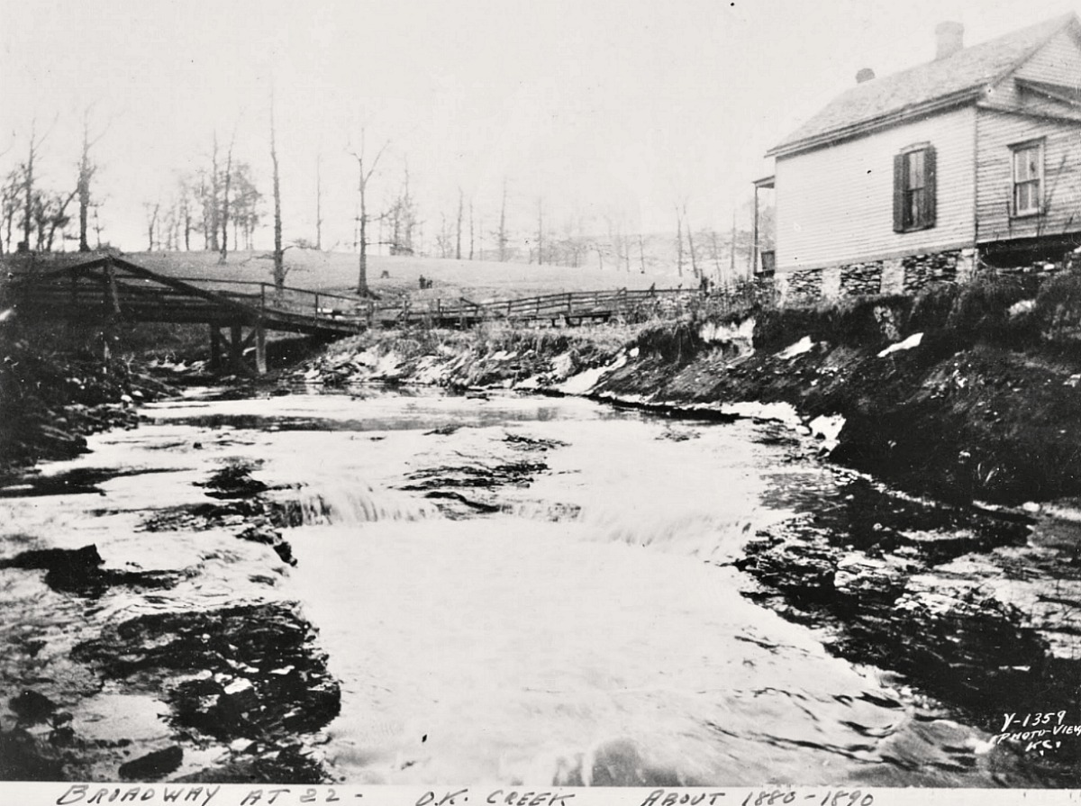 OK Creek in the late 1800s