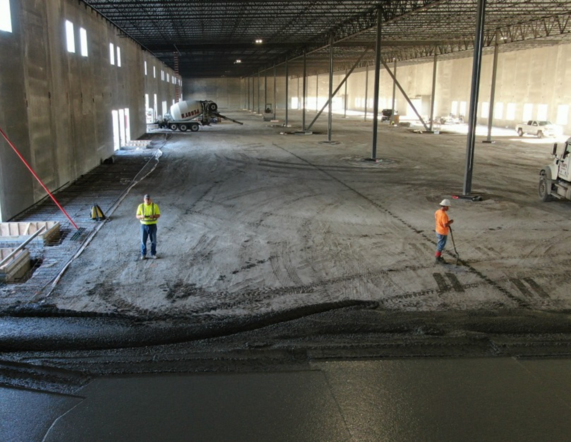 floor flatness testing concrete