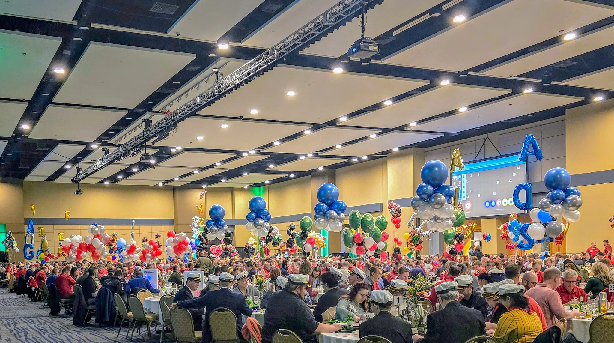 Wide Shrimp bingo at the Overland Park Convention Center in Kansas